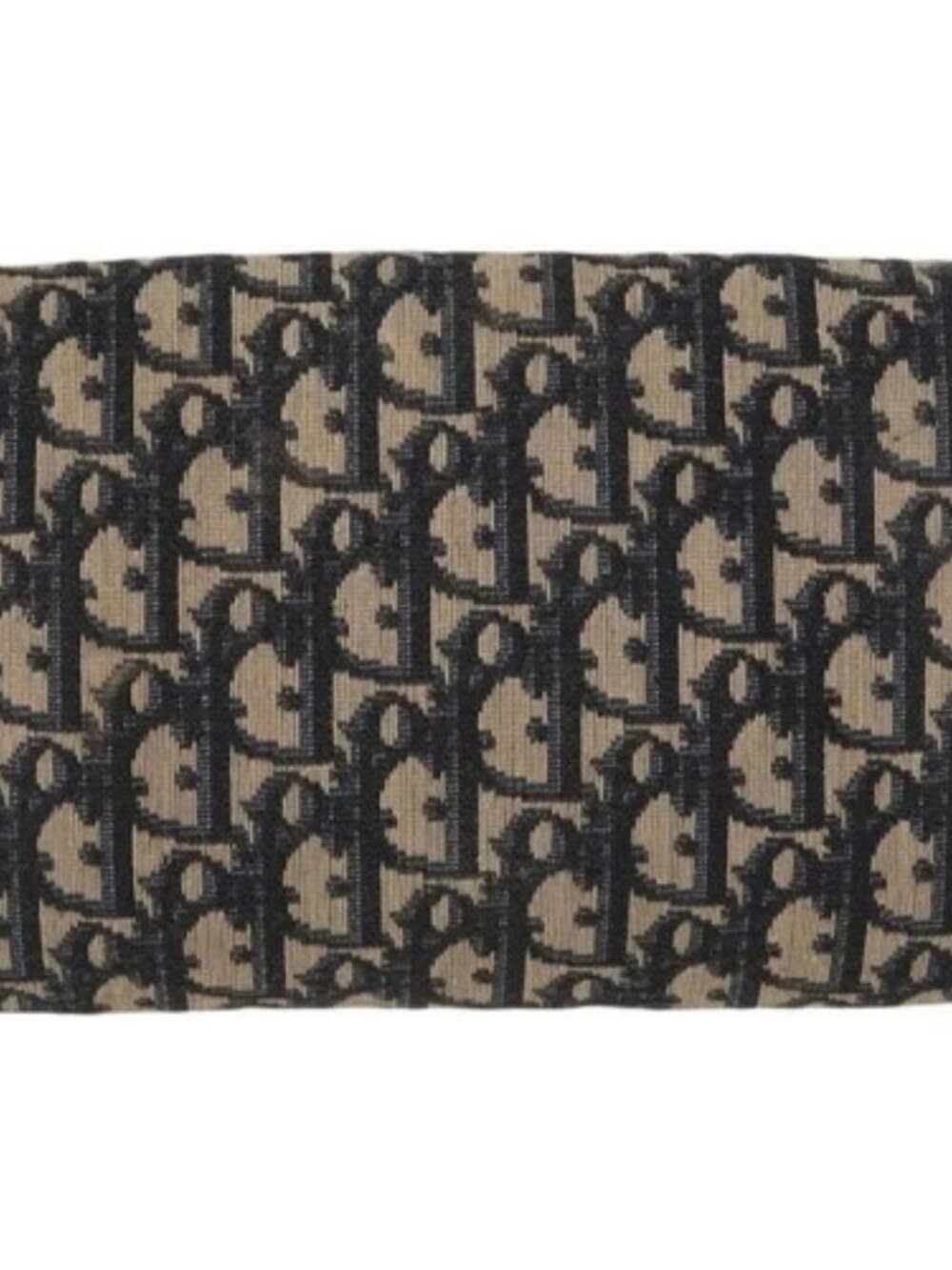 Christian Dior Trotter Canvas Chain Shoulder Bag Navy Gold Auth 162506A - Picture 2 of 16